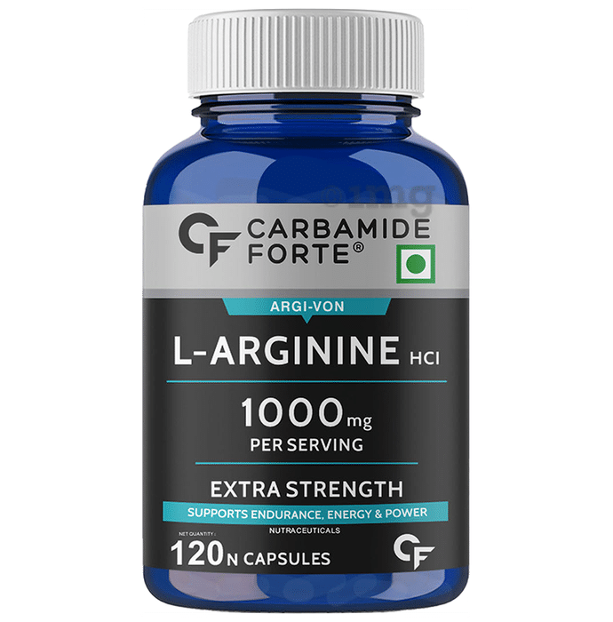 Carbamide Forte L-Arginine HCL 1000mg Vegetarian Capsule