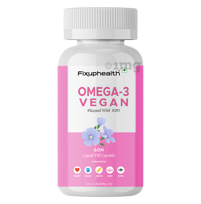 Fixuphealth Omega 3 Vegan Capsule (60 Each)