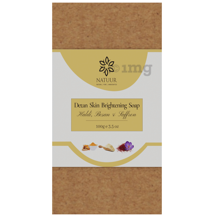 Natuur Detan Skin Brightening Soap Saffron