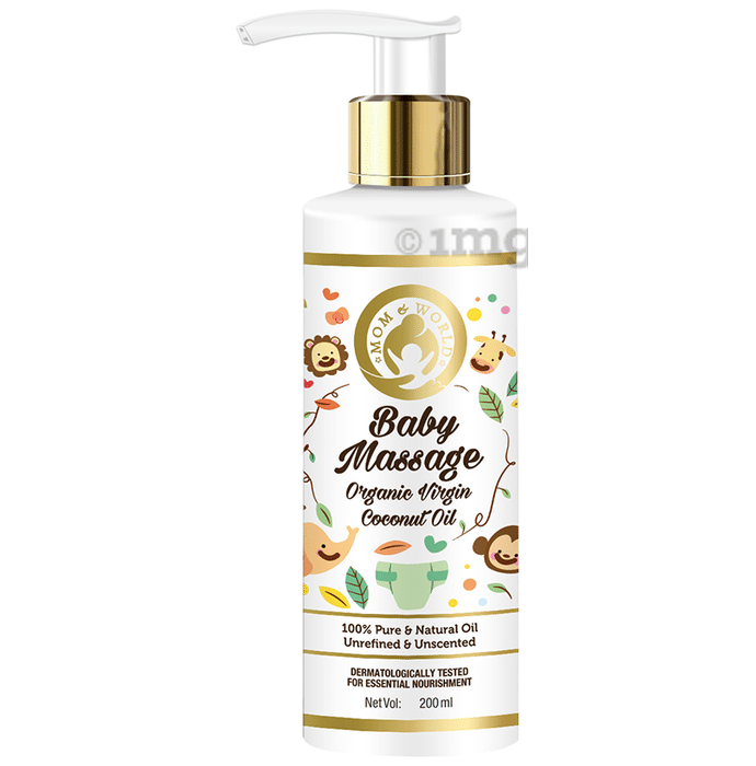 Mom & World Baby Massage Organic Virgin Coconut Oil