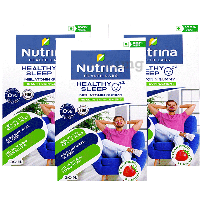 Nutrina Health Labs Healthy Sleep Melatonin Gummy (30 Each)