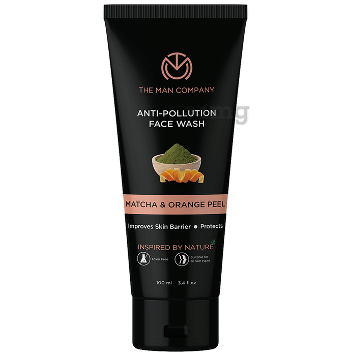 The Man Company Anti-Pollution Matcha & Orange Peel Face Wash