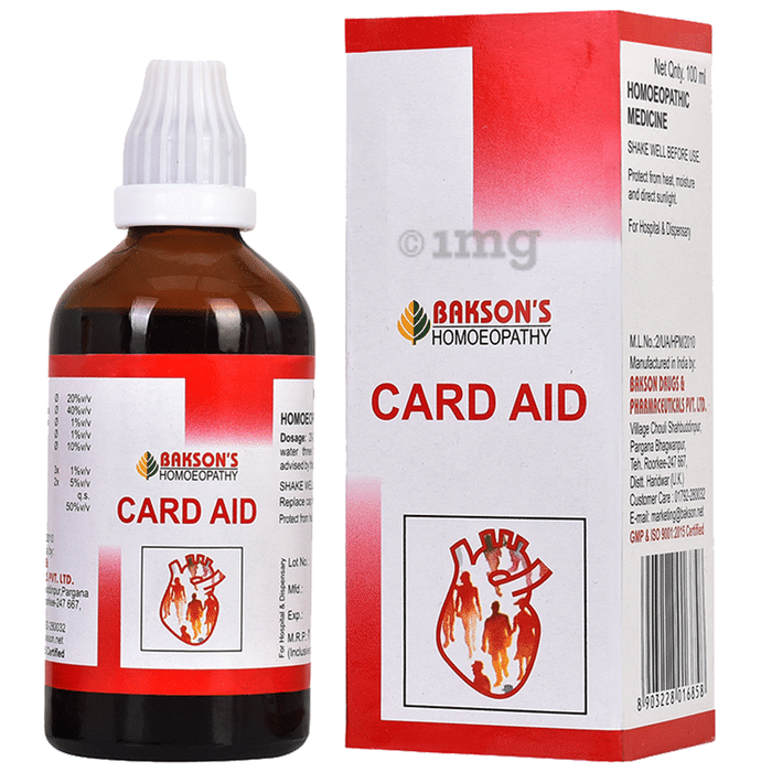 Bakson's Homeopathy Card Aid Drop