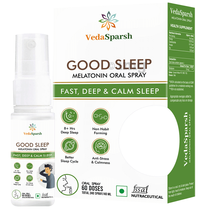 VedaSparsh Good Sleep Melatonin Oral Spray