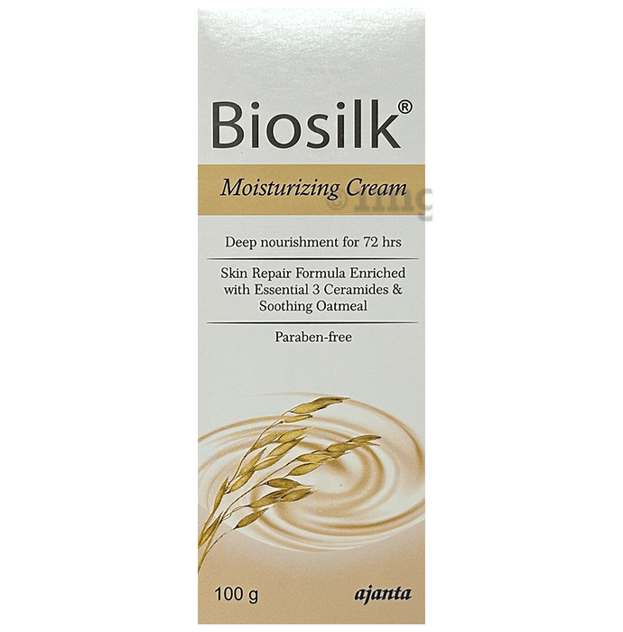 Biosilk Moisturizing Cream with Oatmeal & Ceramides Buy tube of 100.0