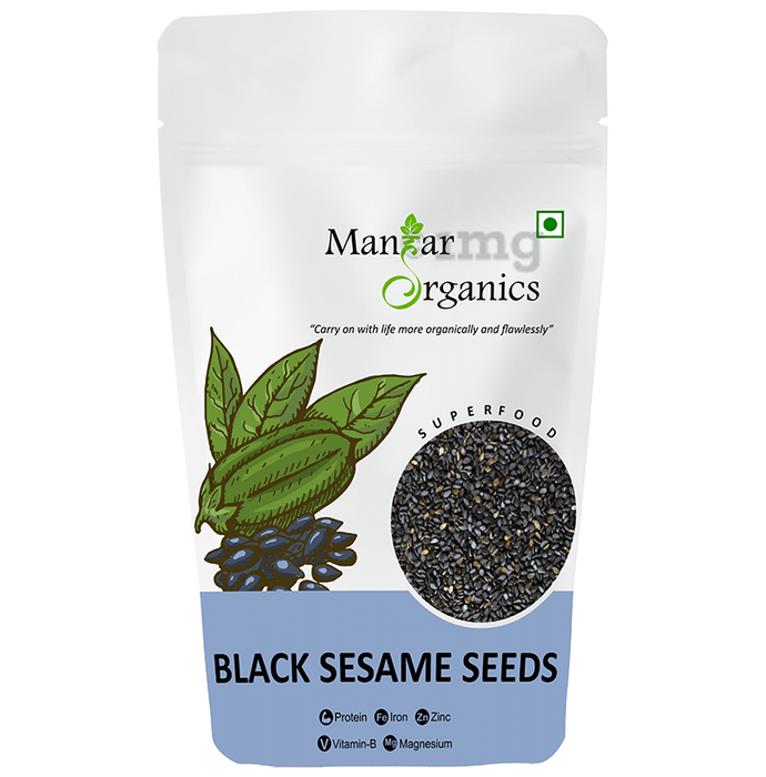 ManHar Organics  Black Sesame Seeds (1kg Each)