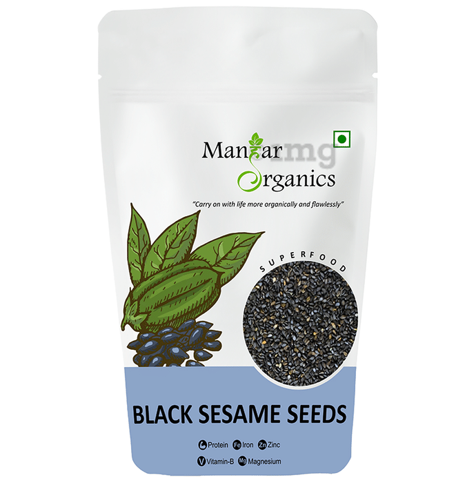 ManHar Organics  Black Sesame Seeds (1kg Each)