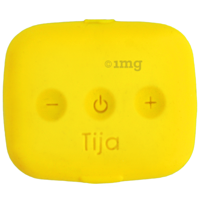 Tija Period Pain Relief Wearable Device with Hydrogel Pads Canary Yellow