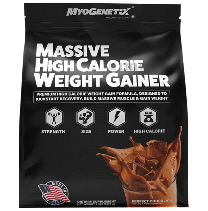 Myogenetix Massive High Calorie Weight Gainer Platinum Series Powder