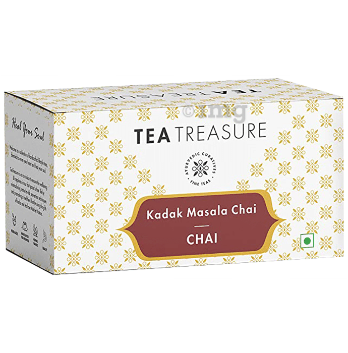 Tea Treasure Kadak Masala Chai Tea Bag (2gm Each)