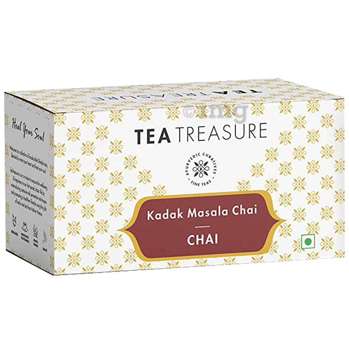 Tea Treasure Kadak Masala Chai Tea Bag (2gm Each) Buy box of 18.0 tea