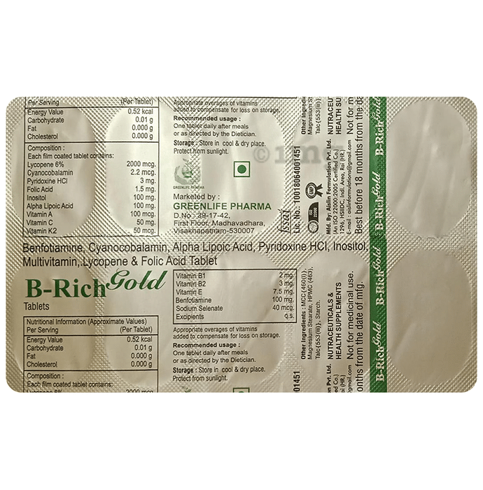 B-Rich Gold Tablet