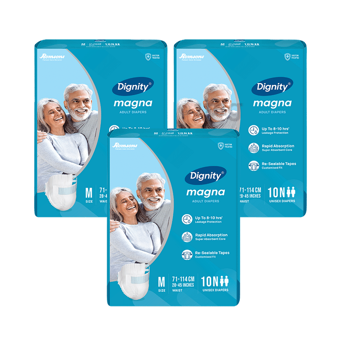 Dignity Magna Adult Diaper (10 Each) Medium
