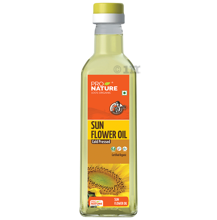 Pro Nature Organic Cold Pressed Sunflower Oil Buy bottle of 500.0 ml