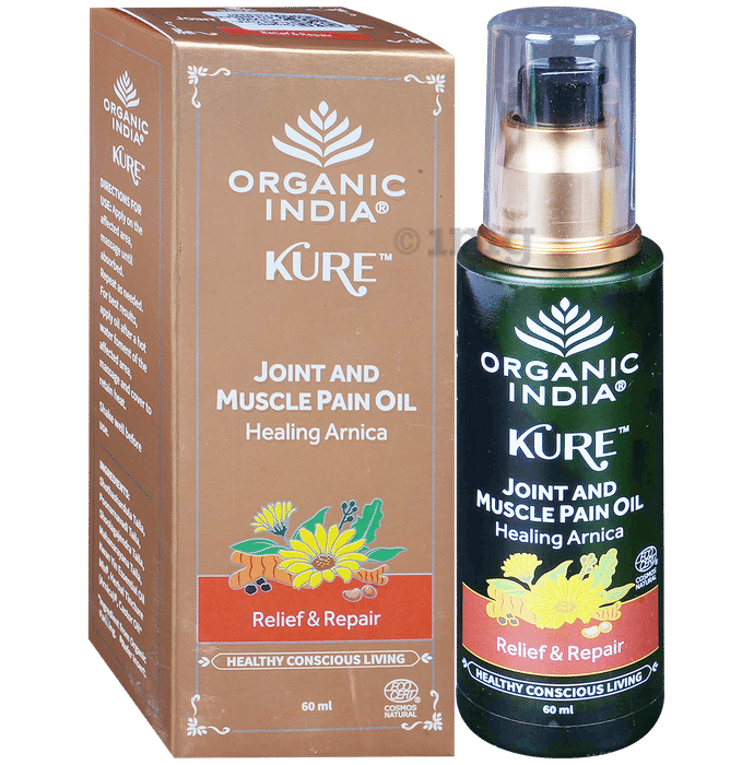 Organic India Kure Joint and Muscle Pain Oil Healing Arnica