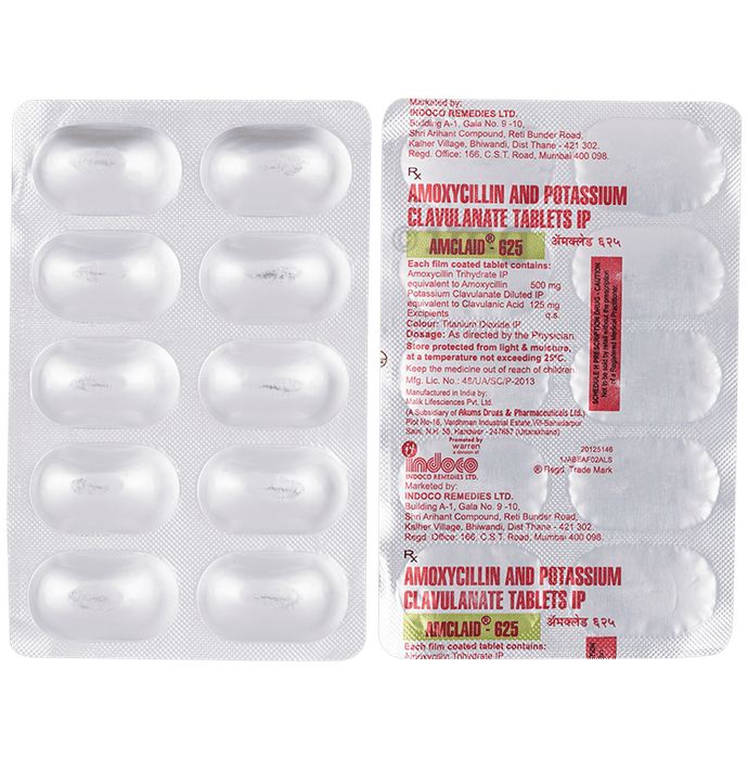 Amclaid 625 Tablet