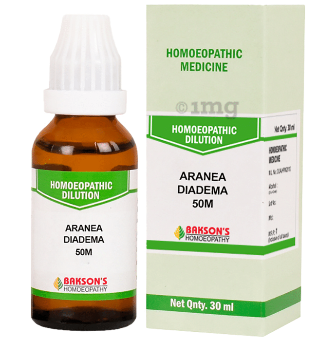Bakson's Homeopathy Dilution Aranea Diadema 50M