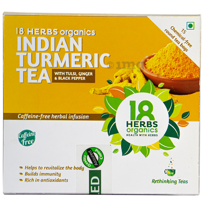 18 Herbs Organics Indian Turmeric Tea Bag (1.5gm Each)