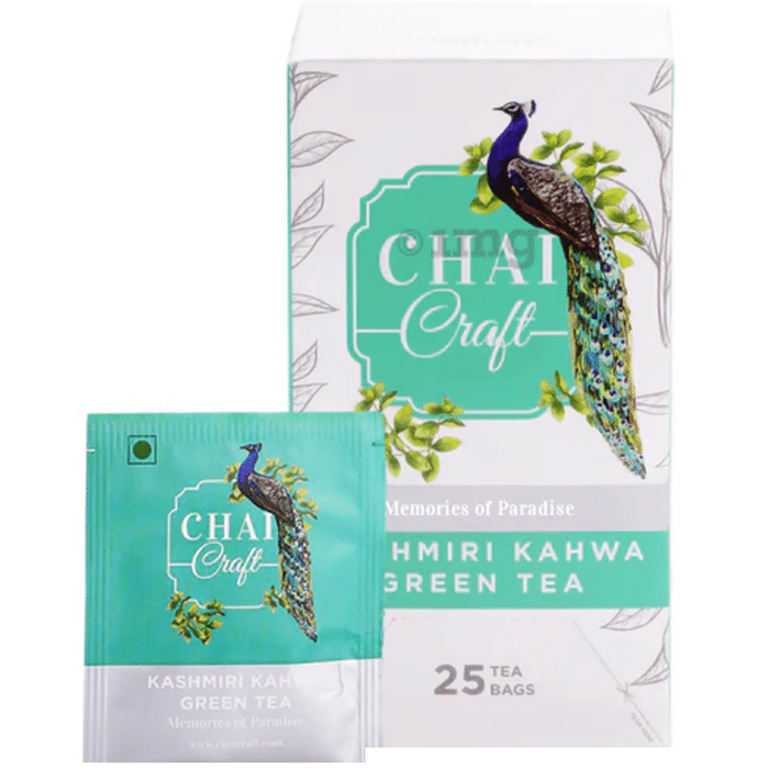 Chai Craft Kashmiri Kahwa Green Tea Bag (1.5gm Each)