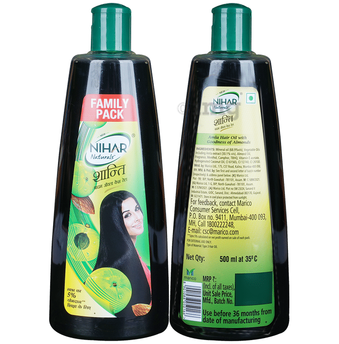 Nihar Naturals Shanti Badam Amla Hair Oil