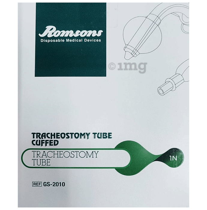 Romsons Tracheostomy Tube Cuffed 7