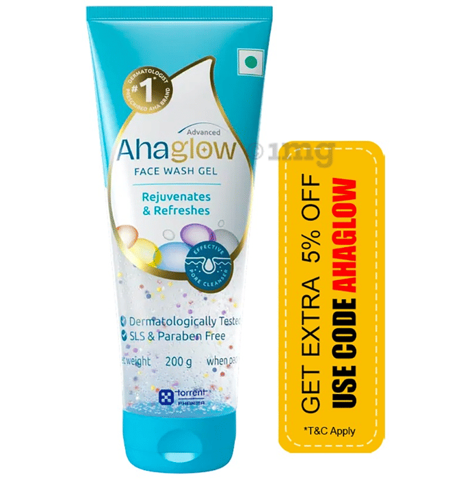 Ahaglow Advanced Skin Rejuvenating Face Wash Effective Pore Cleanser