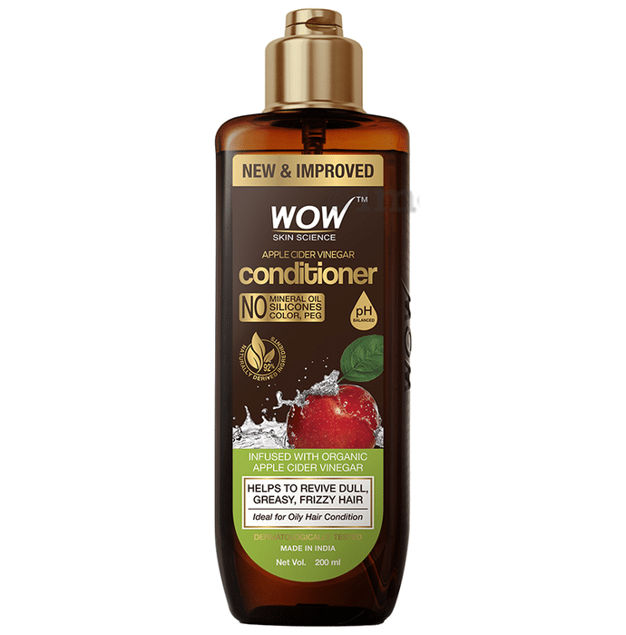 WOW Skin Science Apple Cider Vinegar Conditioner: Buy bottle of 200 ml  Conditioner at best price in India | 1mg