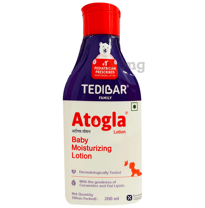 Tedibar Atogla Baby Moisturizing Lotion with Ceramides & Oat Lipids | Derma Care | Paraben-Free | Dermatologically Tested