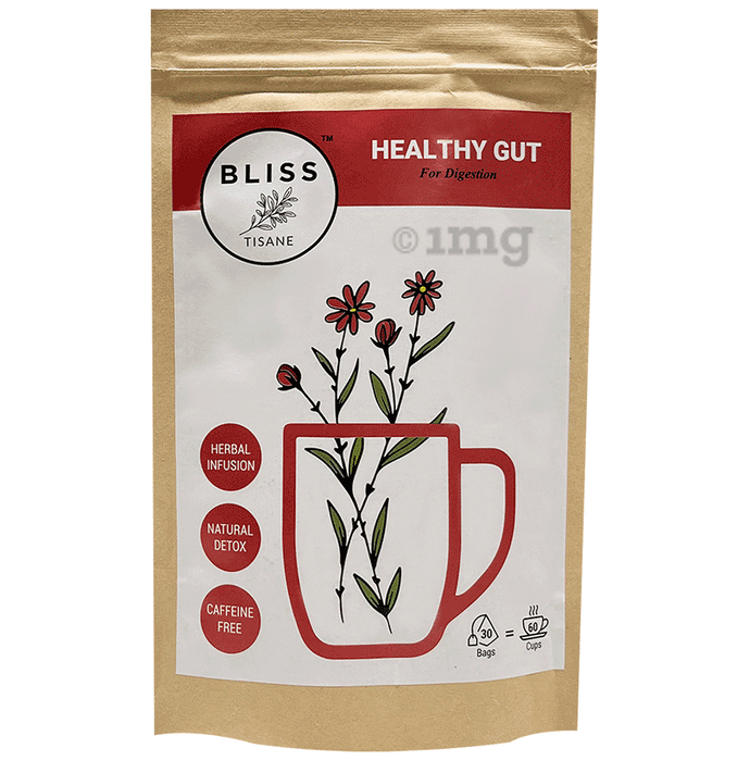 Bliss Tisane Herbal Tea for Healthy Digestion | Digestion Problem Cure | Digestive Care (2gm Each)