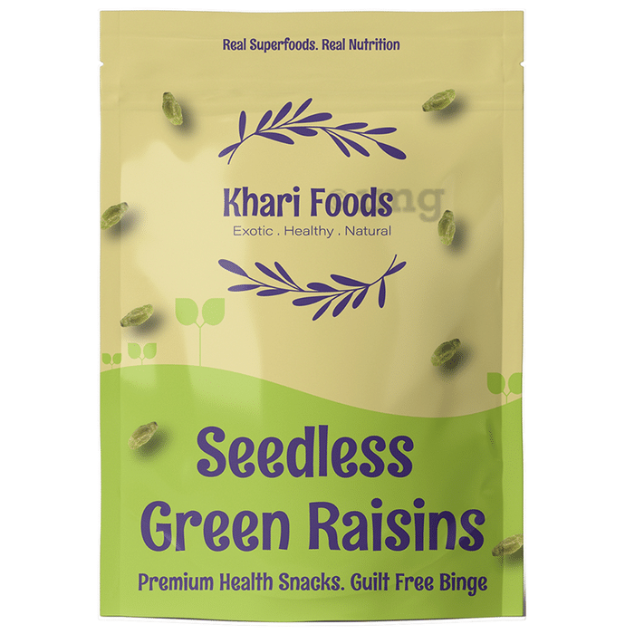 Khari Foods Seedless Green Raisins
