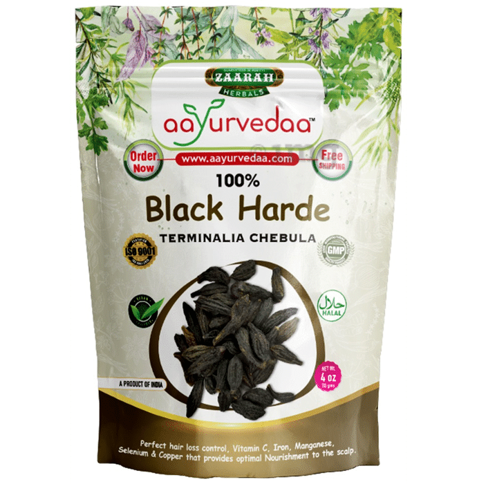 Zaarah Herbals Aayurvedaa 100% Black Harde