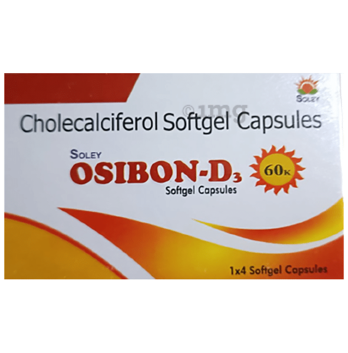 Osibon-D3 60K Softgel Capsule