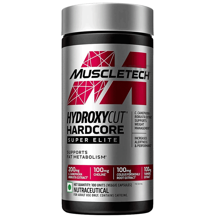 Muscletech Hydroxycut Hardcore Super Elite Veggie Capsules