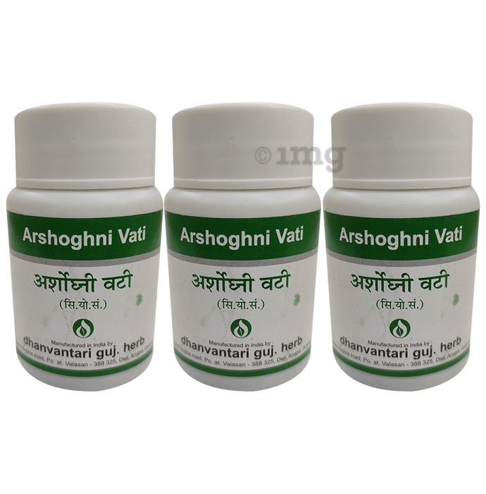 Dhanvantari Arshoghni Vati (60 Each)