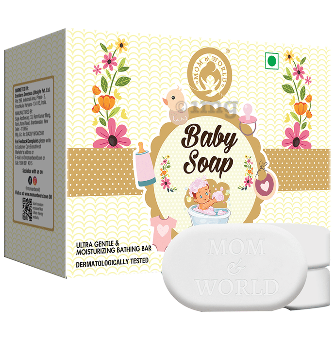 Mom & World Baby Soap (75gm)