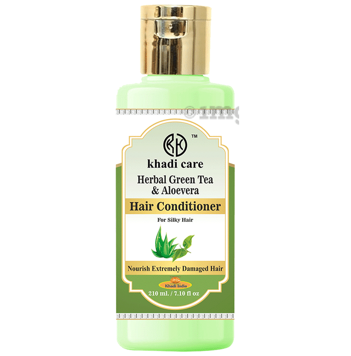 Khadi Care Herbal Hair Conditioner Green Tea and Aloevera
