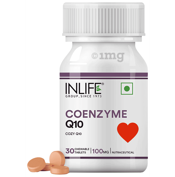 Inlife Coenzyme Q10 for Heart Health | Chewable Tablet