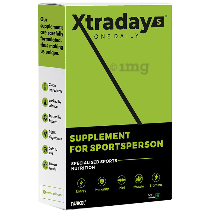 Nuvox Xtraday Sports Supplement Tablet
