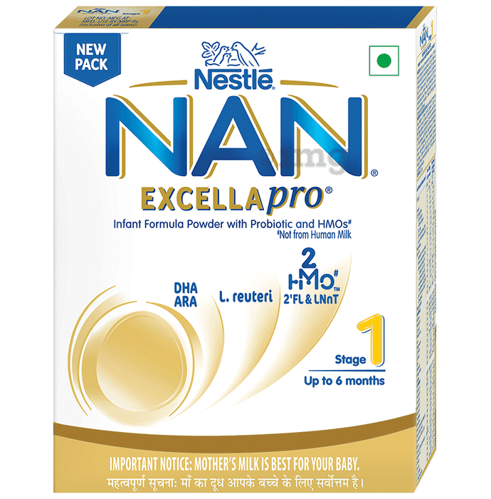 Nestle Nan Excella Pro 1 Infant Formula | With Probiotics, DHA, ARA & HMOs |