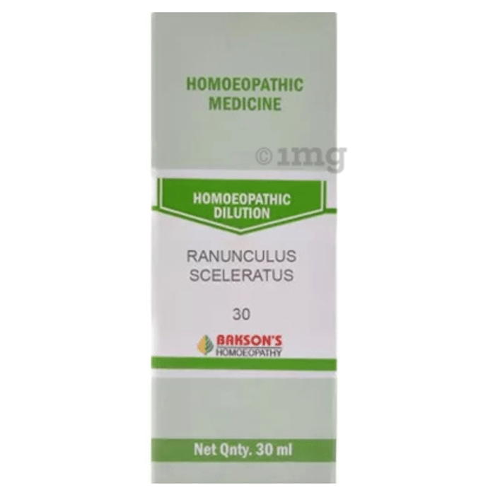 Bakson's Homoeopathy Ranunculus Sceleratus Dilution 30