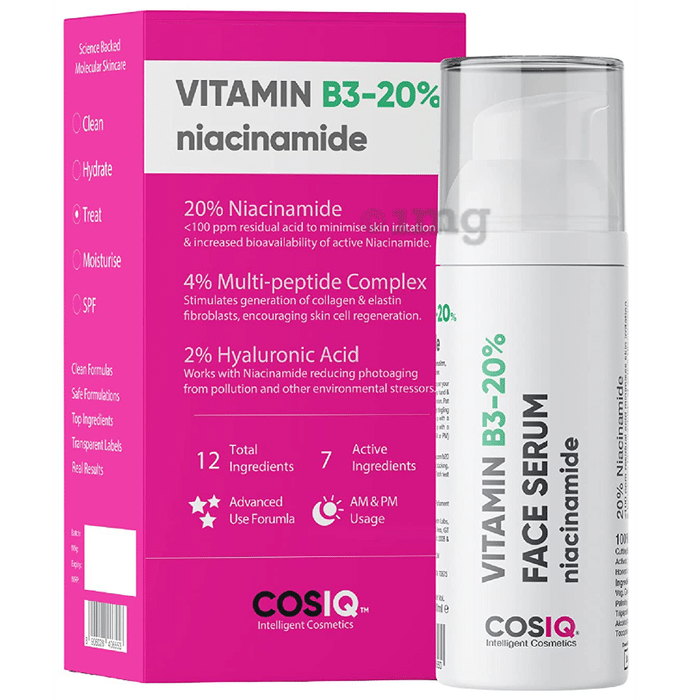Cosiq Vitamin B3 20% Face Serum