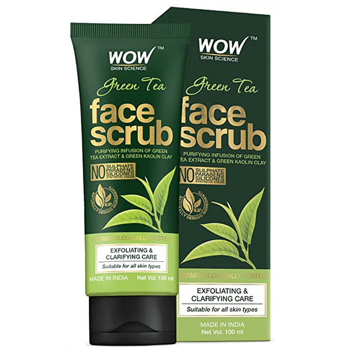 WOW Skin Science Green Tea Face Scrub