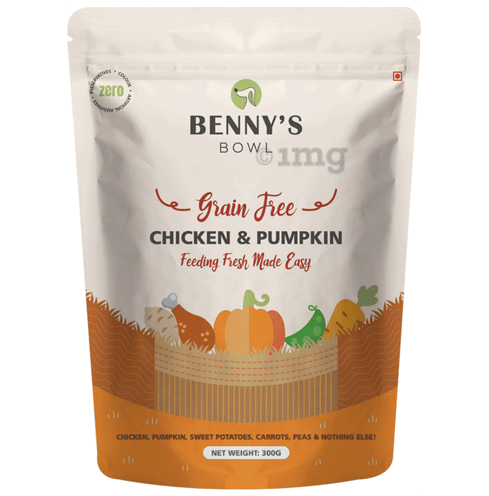 Bennys Bowl Grain Free Chicken and Pumpkin(300gm Each)