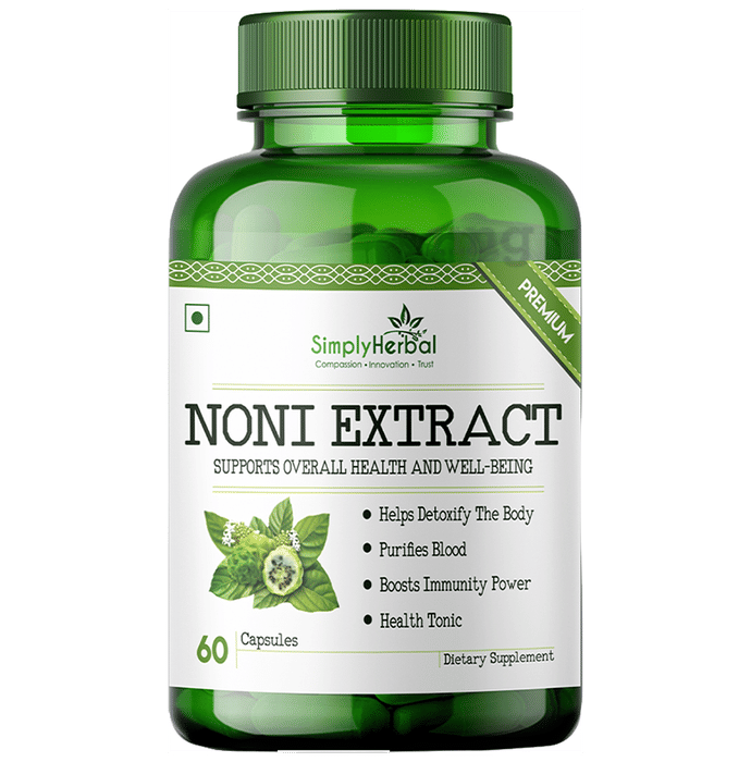 Simply Herbal Noni Extract Vegetarian Capsules Buy bottle of 60 vegicaps at best price in India