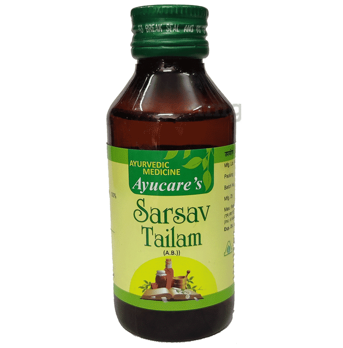 Ayucare's Sarsav Tailam (100ml Each): Buy combo pack of 3.0 bottles at ...
