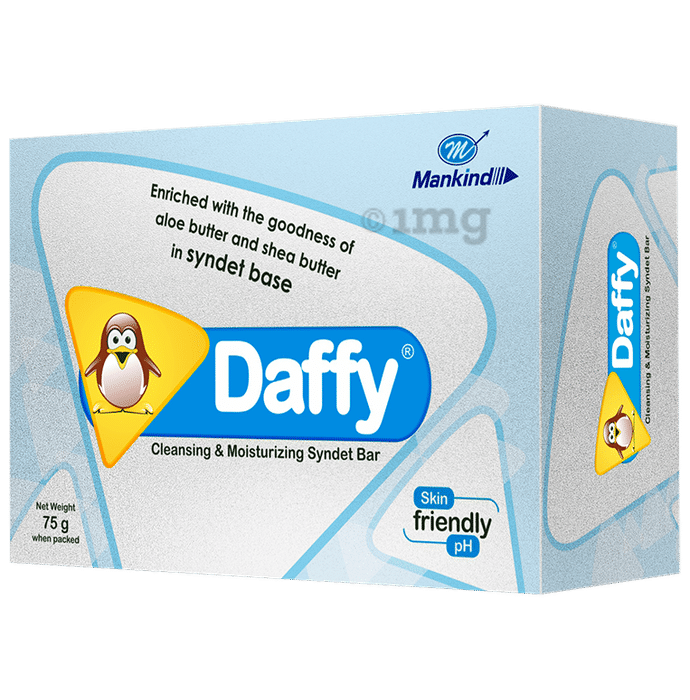 Daffy Baby Cleansing and Moisturising Syndet Bar with Aloe and Shea Butter | pH 5.5