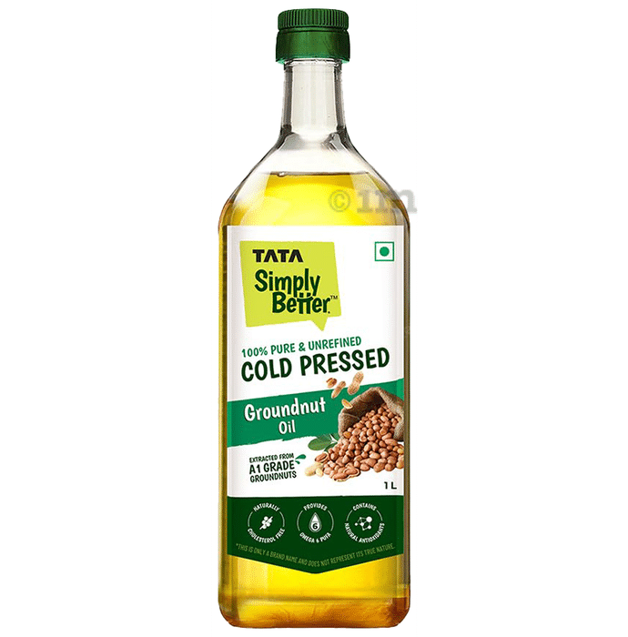 Tata Simply Better Pure & Unrefined Cold Pressed Groundnut Oil