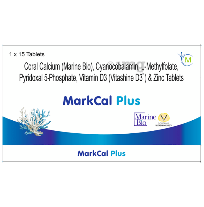 MarkCal Plus Tablet: Buy strip of 15.0 tablets at best price in India | 1mg