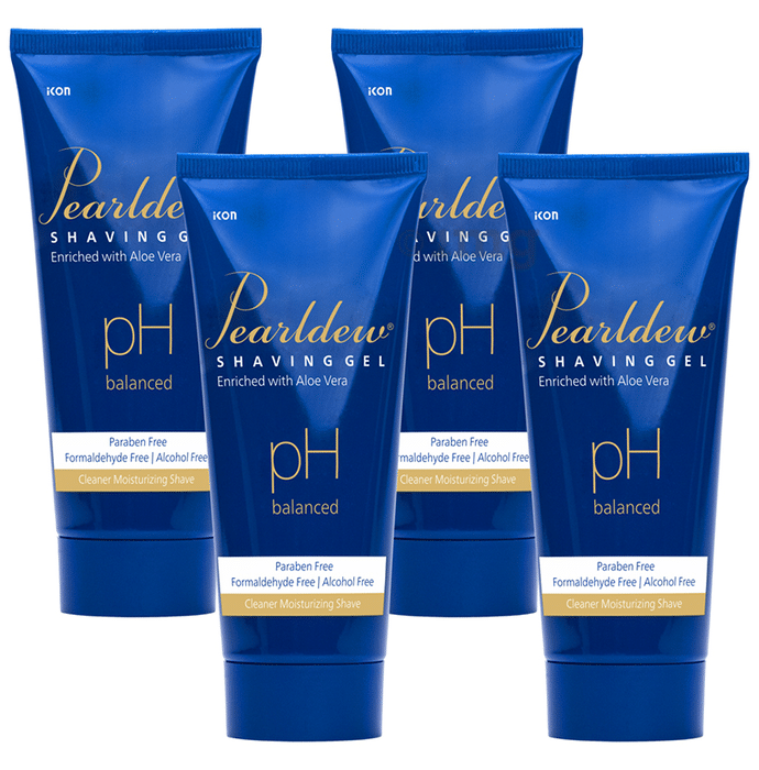 Pearldew PH Balanced Shaving Gel (100gm Each)
