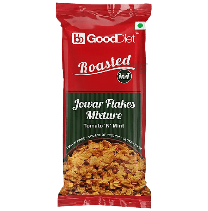 GoodDiet Roasted Jowar Flakes Mixture Tomato N Mint
